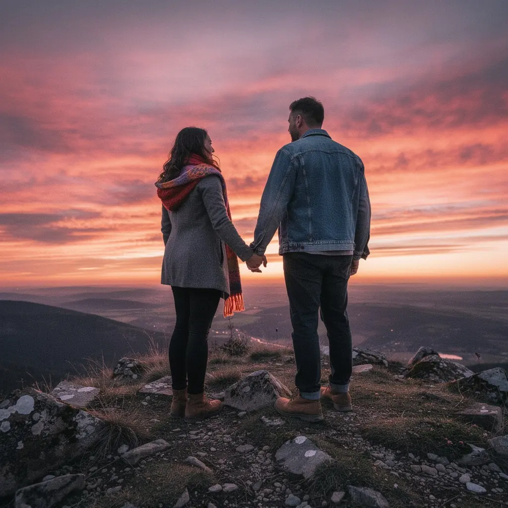 Фотография вечернего неба над пустынным ландшафтом Зиона.