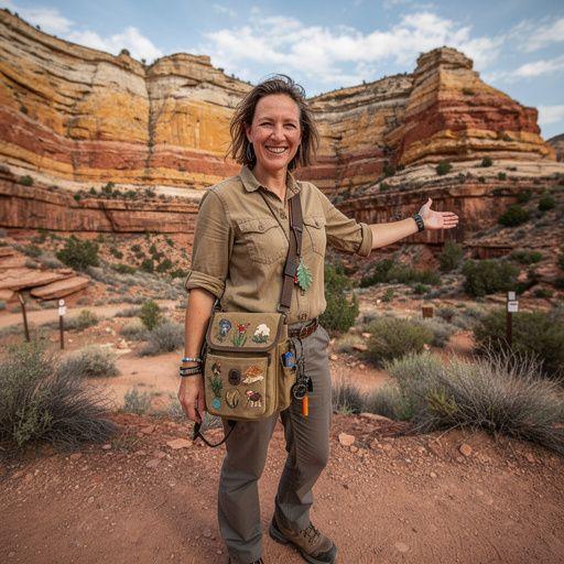 Фотография песчаных дюн с характерной растительностью пустыни.